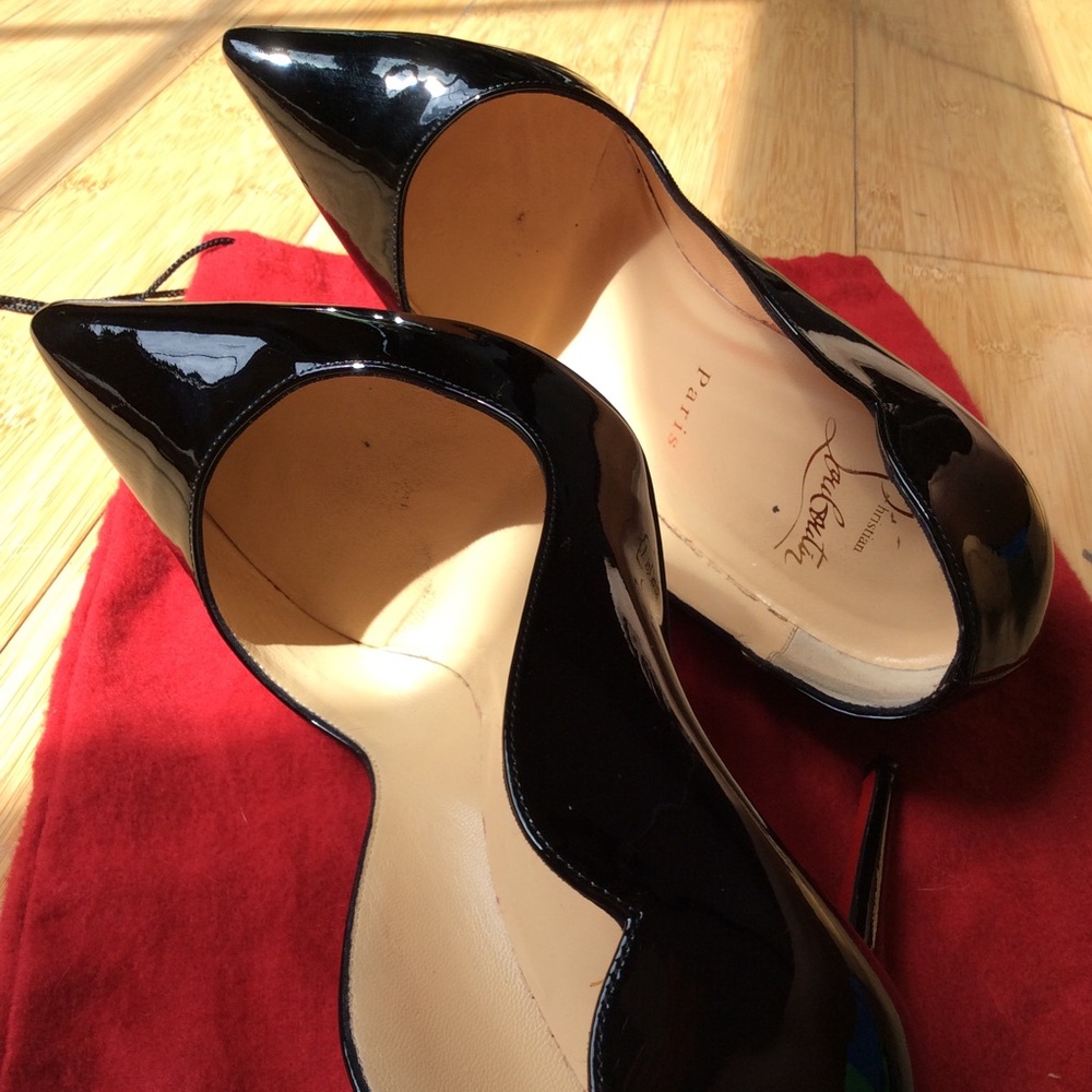 Christian Louboutin Hot Chick 100 Patent 37.5